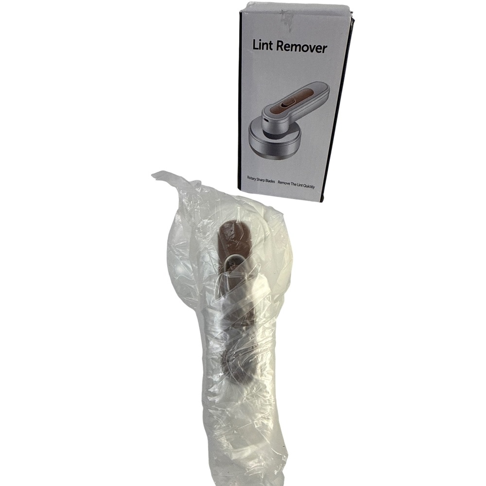 Unbranded Lint Remover Silver Like New Rechargeable Fabric Shaver 608 - Picture 3 of 4